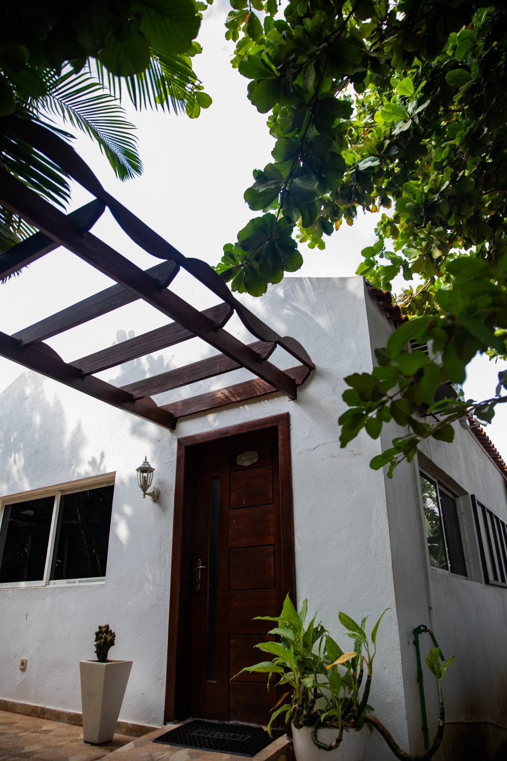 Entrada do alojamento